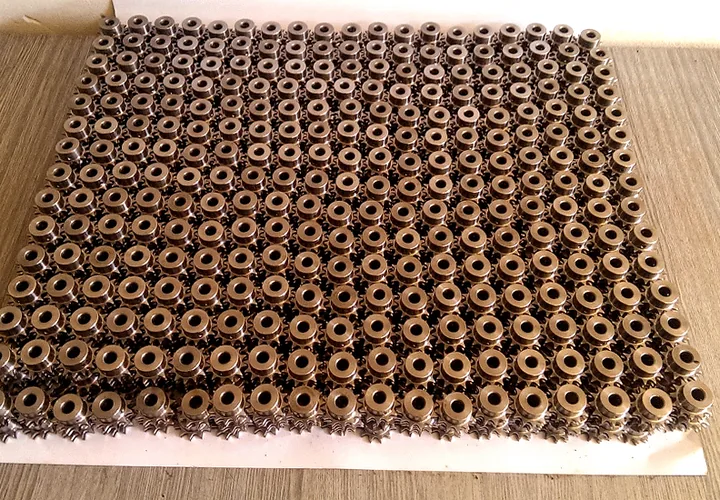 Hotový drviaci mechanizmus